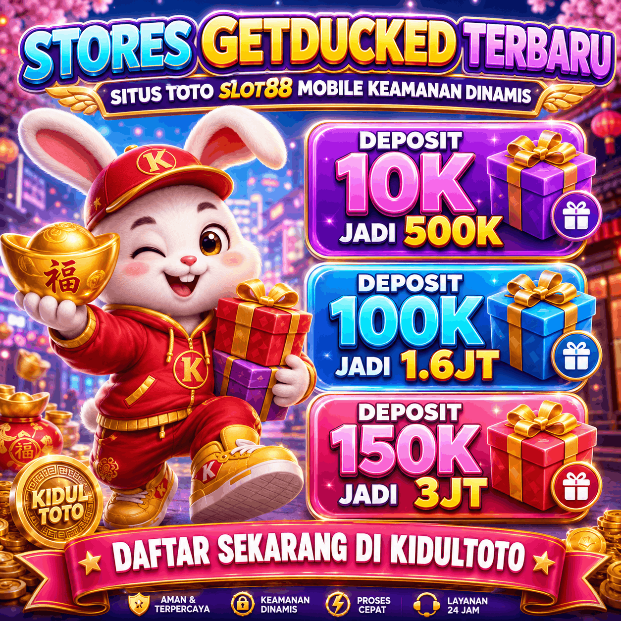 Kidultoto : Stores Getducked Terbaru & Situs Toto Slot88 Mobile Keamasan Dinamis